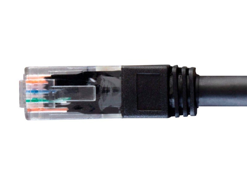 Monoprice Cat6 Ethernet Patch Cable - Snagless, Outdoor Rated, Stranded, 550MHz, UTP, 24AWG, 3 Feet, Black - Zeroboot Series - Image 4